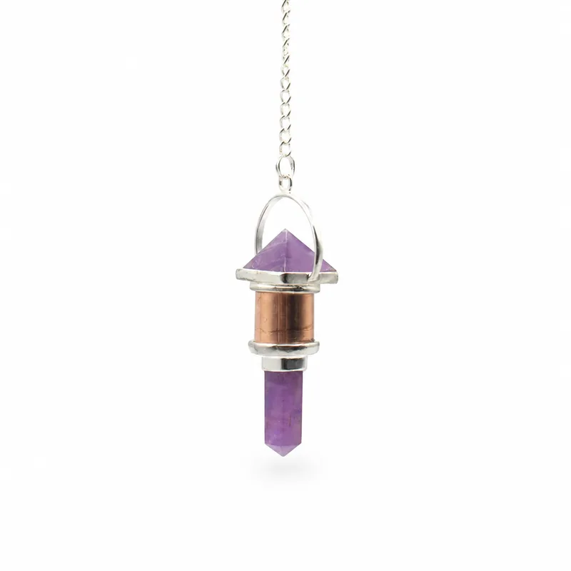 The Violet Engine Combo Piece Copper Pendulum Amethyst — foto 1