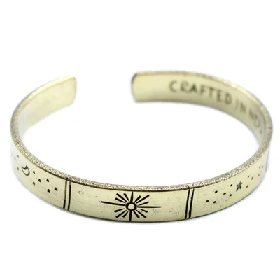 Bracciale Ispirazione - Bronzo Alba, Galassia, Stelle, Terra