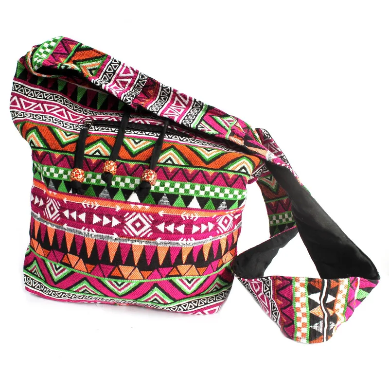 Jacquard Bag Pink Student Back — foto 1