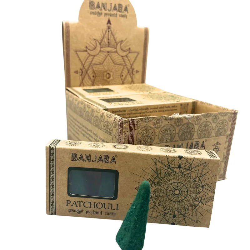 Banjara Smudge Pyramid Cones Patchouli