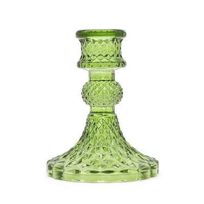 Set of 2 Vintage Dinner Candela Porta Garden Jade