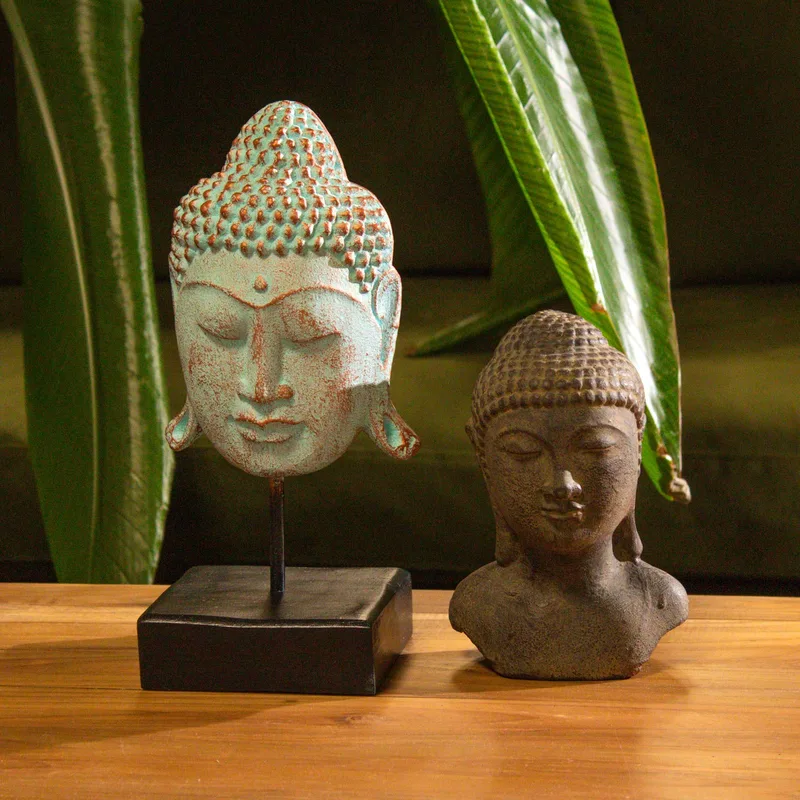 Tranquility Buddha Head Grey — foto 1