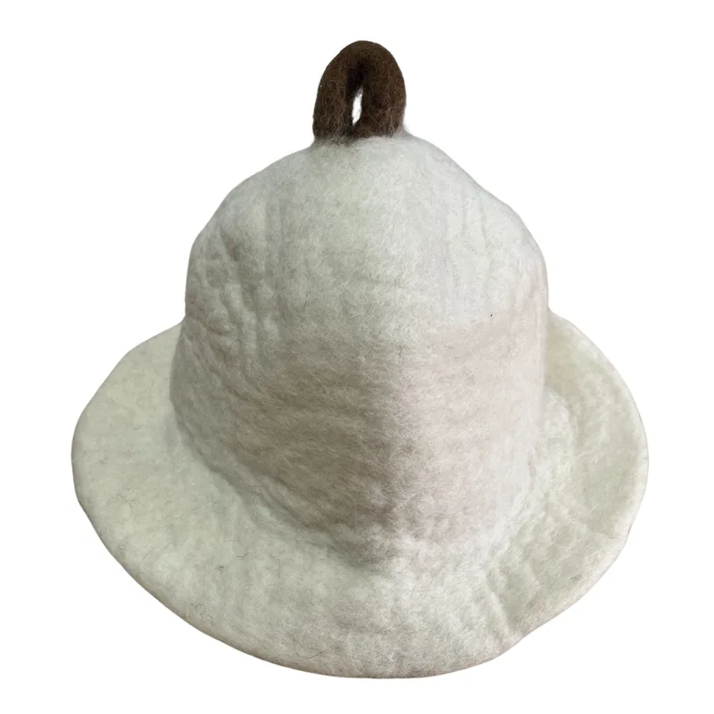 Felted Sauna Bowl Hat - Naturale — foto 1