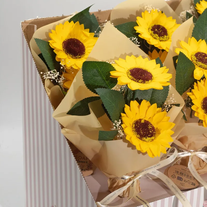 Sapone Fiore - Two Sunflower Bouquet — foto 2