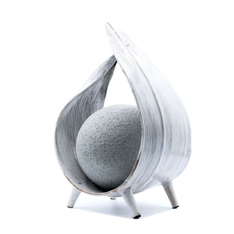 Naturale Coconut Lamp Whitewash Wrapover