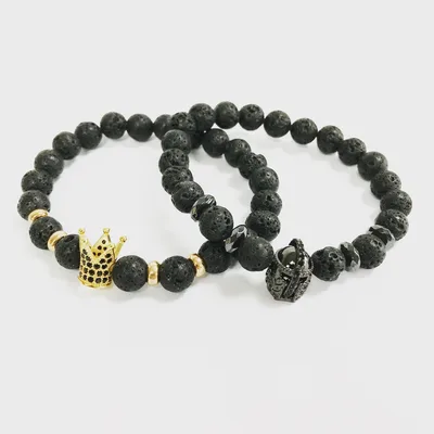 Angel Wing / Nero Agate - Gemstone Bracelet — foto 1