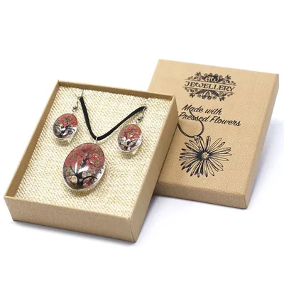Pressed Fiori Albero of Life Set Coral