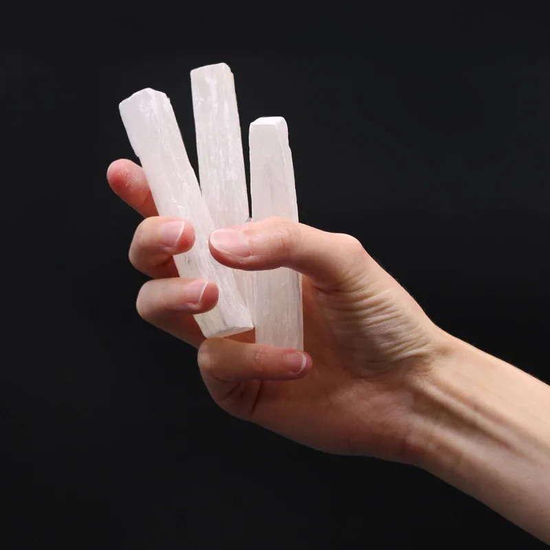Selenite Stick Raw Crystal - Naturale Stone 7-10cm — foto 1