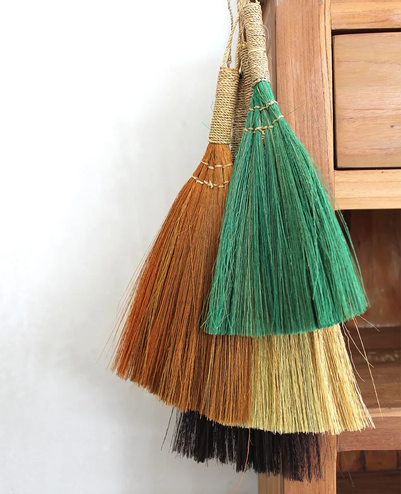 Set 4 Pampus Fan Broom Mixed colours & size — foto 1