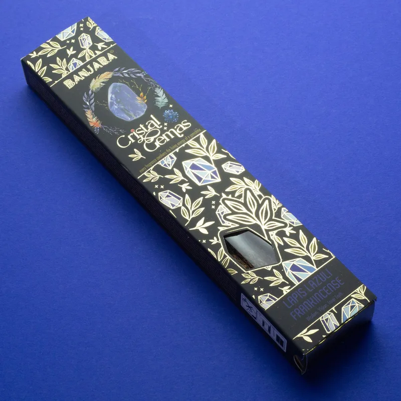 Banjara Cristal Gemas Incenso Sticks - Lapis Lazuli Frankincense — foto 1