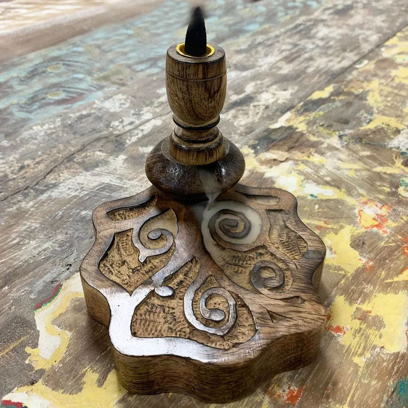 Sm Mango Legno Backflow Bruciatore Albero of Life — foto 1
