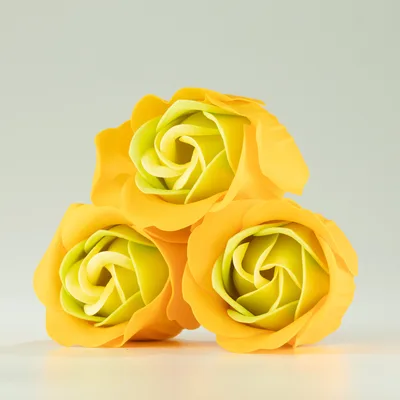 Set di 3 Sapone Fiore a Cuore - Rose Primaverili — foto 2