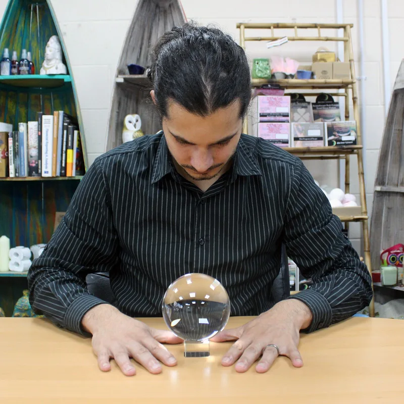 Crystal Ball on Stand 130mm — foto 1