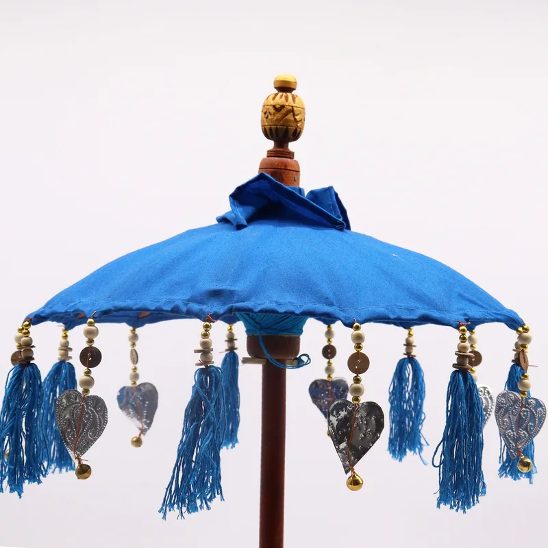 Bali Home Decor Parasol Cotton Blue 40cm — foto 2