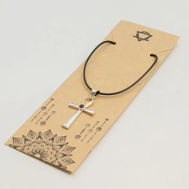 Indian Devotional Pendant Argento Plated Ankh Symbol of Eternal Life — foto 4