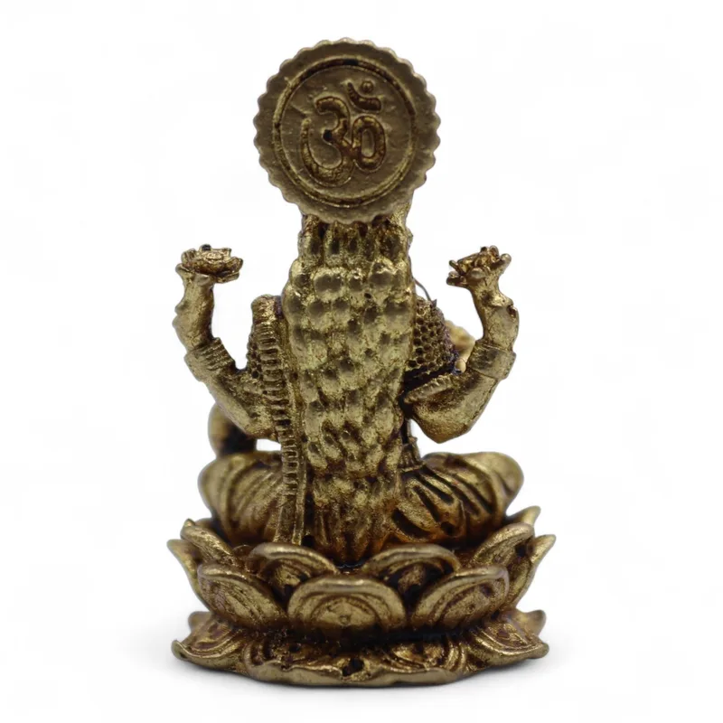 Brass Miniature Gods - Laxmi (11gms) - 30mm — foto 4