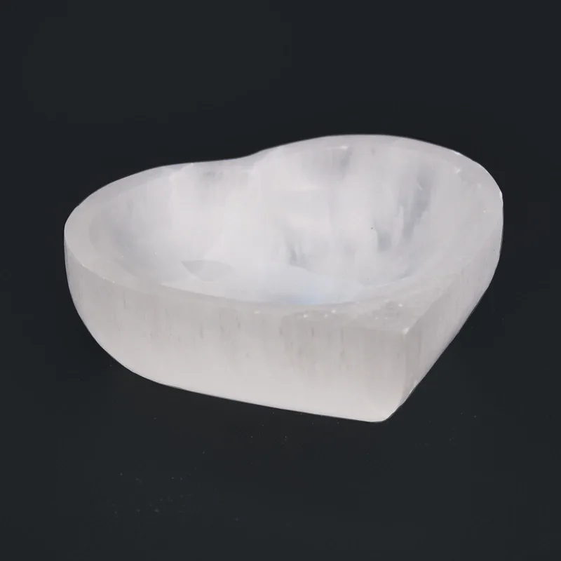 Selenite Heart Bowl 10cm — foto 2