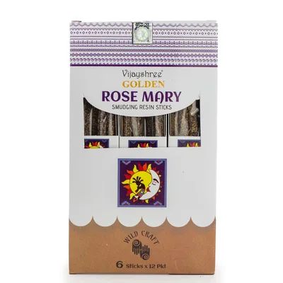 Golden Rosa Mary Smudging Resin Sticks - 30g — foto 2