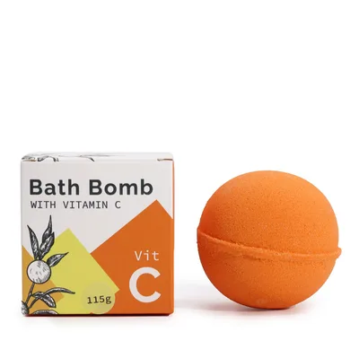 Vitamin C Infused Bagno Bomba with Essenziale Oils — foto 3