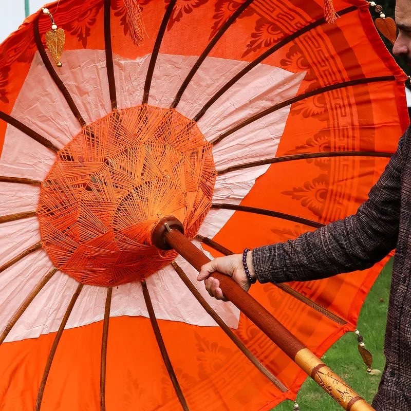Bali Patio Parasol - Cotton - Arancia Decor - 1.5m — foto 1