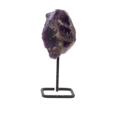 Mineral Specimen on Metal Stand - Amethyst — foto 3