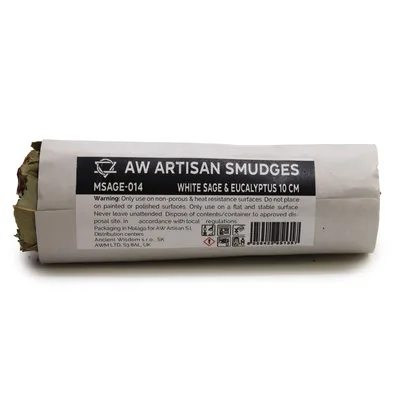 Smudge Stcik - Bianco Sage & Eucalipto 10 cm