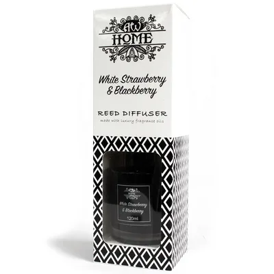 120ml Reed Diffusore Bianco Strawberry & Blackberry — foto 1