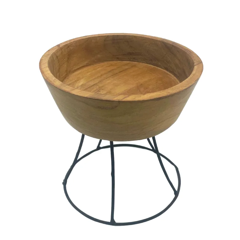 Elevated Teak Bowl 15cm Small Tray — foto 1