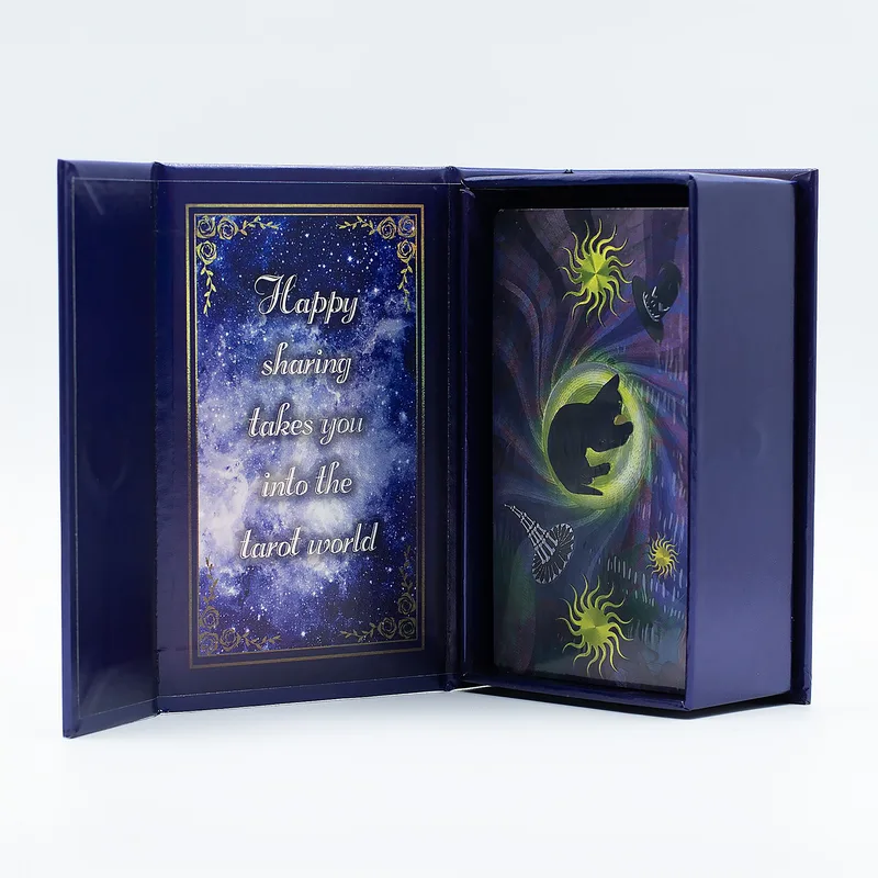 Purple Foil Tarot Card Set Witch Tarot with booklet — foto 1