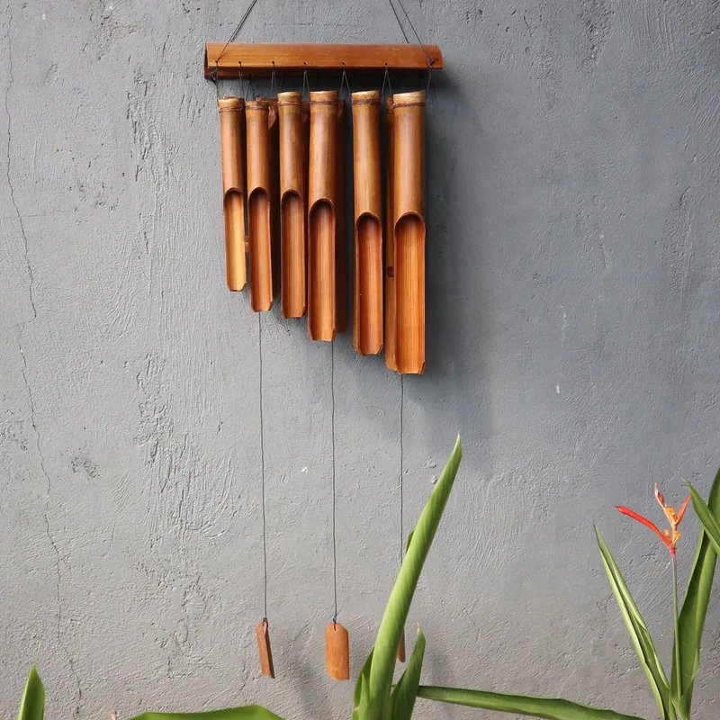 Bamboo Windchime - Naturale finish - 12 Large Tubes — foto 1