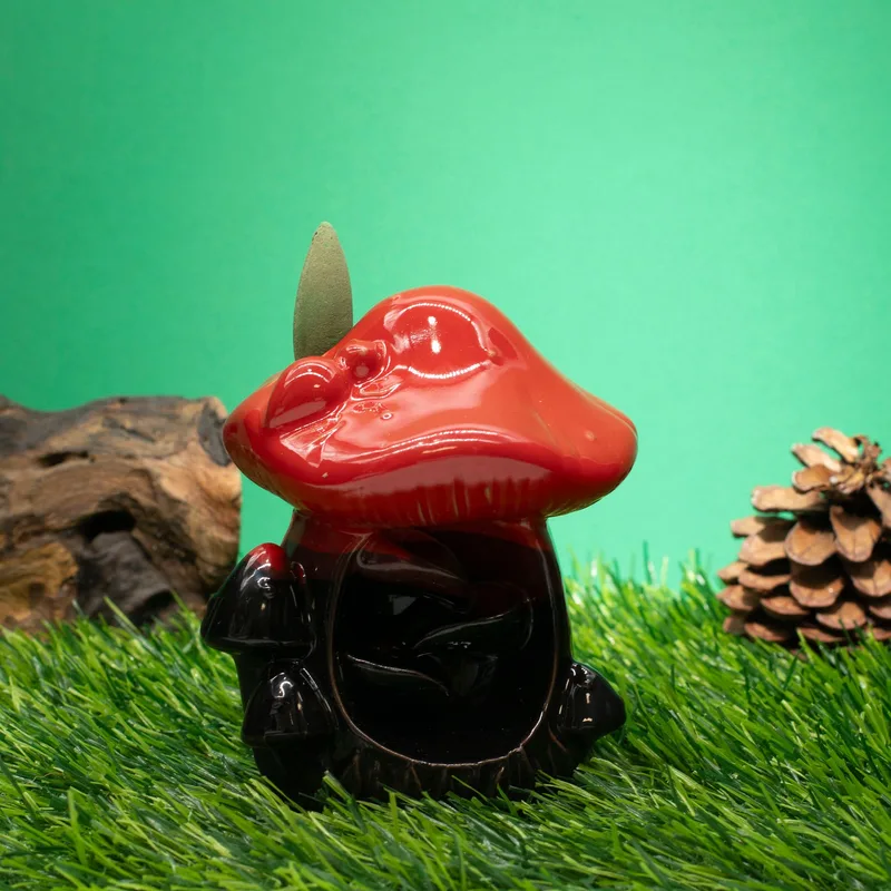 Backflow Incenso Bruciatore - Large Red Mushroom — foto 1