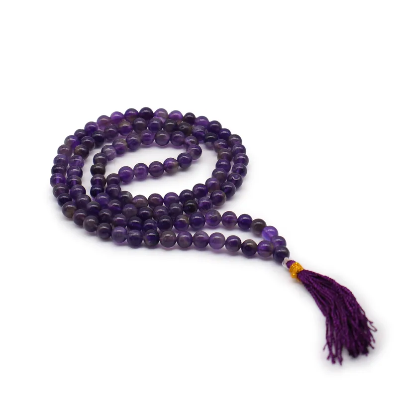 108 Bead Mala Amethyst