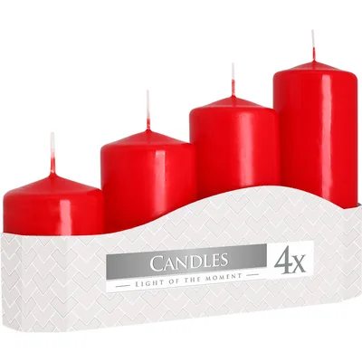 Candelabri in vetro color rosso per un tocco elegante nella tua casa — foto 3