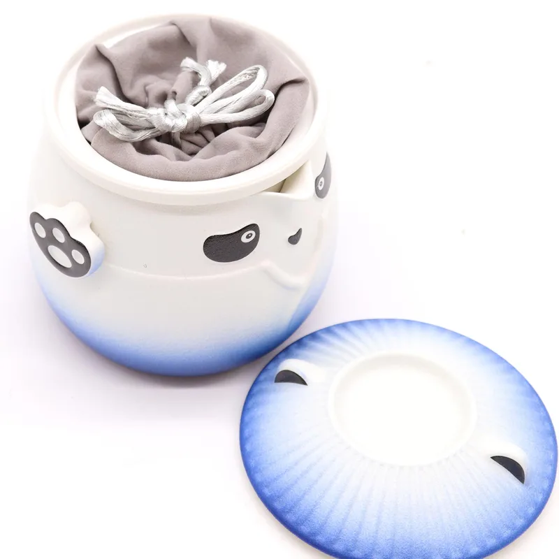 Panda Teapot Set & Three Cups Sky Blu — foto 4