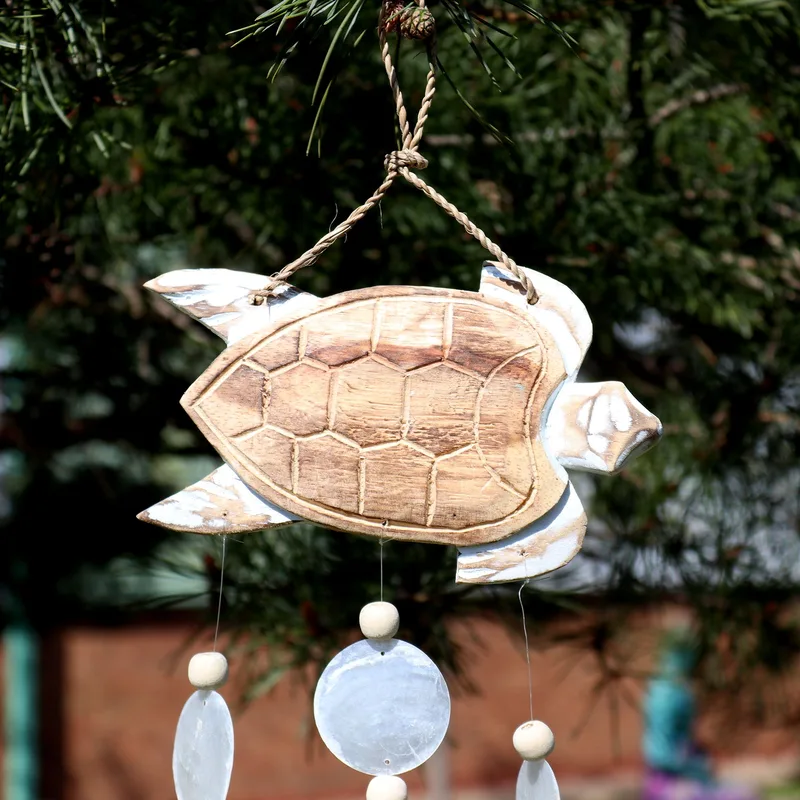 Whitewash Turtle Carving and Naturale Copis Drop — foto 3