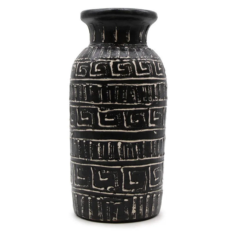 Greek Straight Vase Chocolate