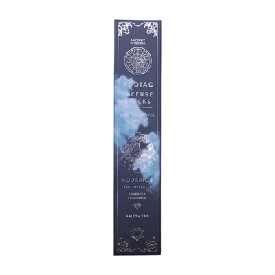 Lavanda Zodiac Gemstone Crystal Incesne - Aquarius — foto 2
