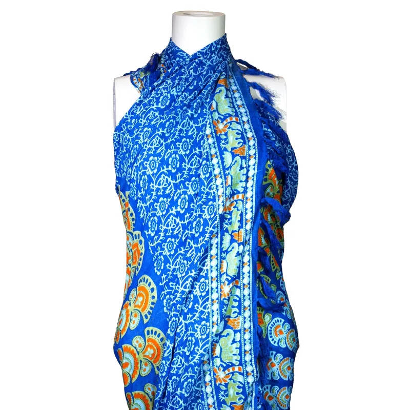 Teal Arancia Mandela Sarong — foto 3