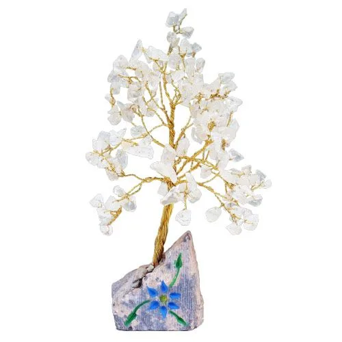 Rock Crystal Gemstone Albero 160 Stones — foto 1