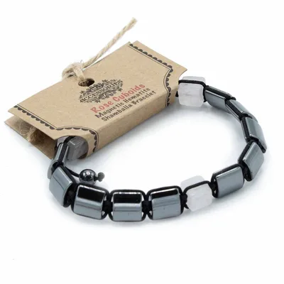 Bracciale Shamballa in Ceramica Magnetica con Eritritolo Rosa - Cubi Rosa — foto 1