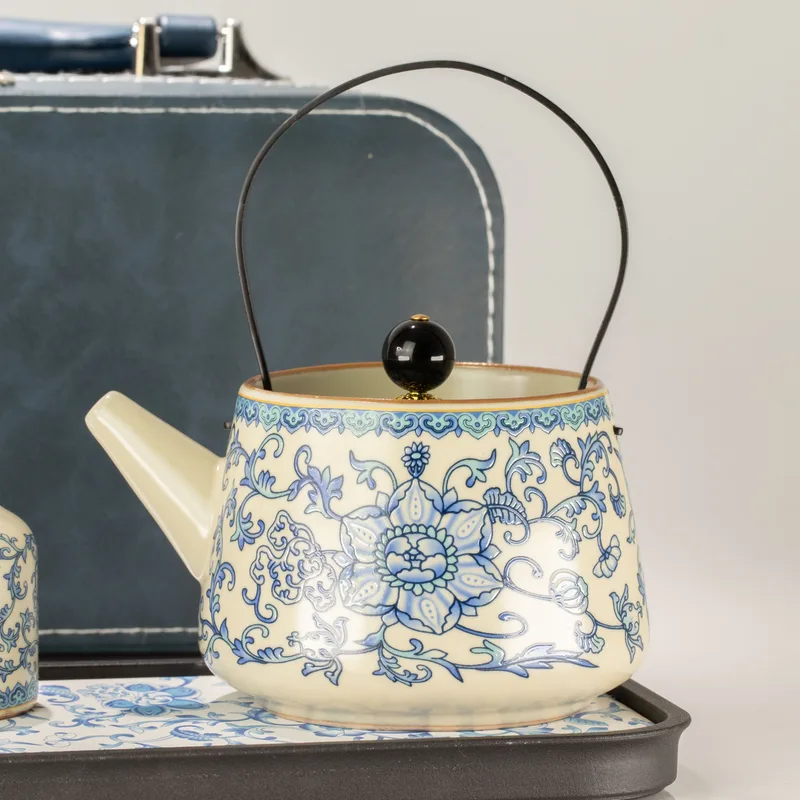 Travel Teapot Set & Two Cups - China Ru Blu — foto 2