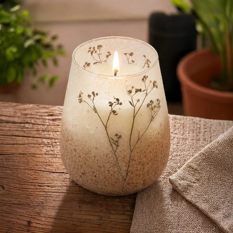 Tall Glass Jar Candele Wildlight Woods — foto 4