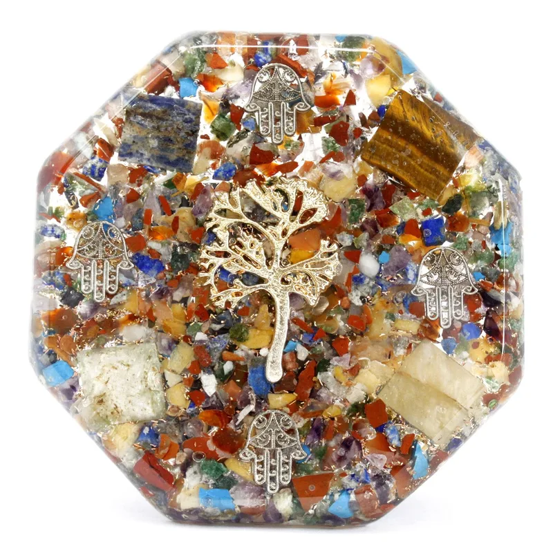Orgonite Desk Power Packs Albero of Life Lrg