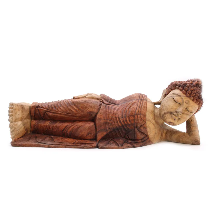 Hand Carved Buddha Statue 50cm Sleeping — foto 6