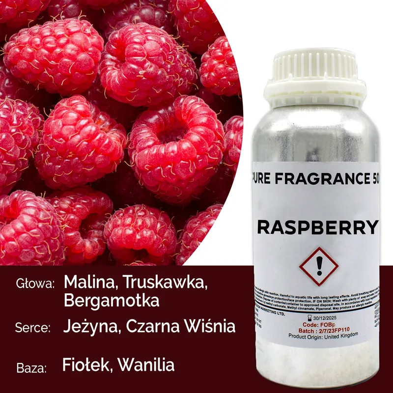 Raspberry Puro Profumo Olio 500ml — foto 6
