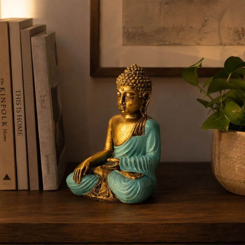 Teal & Oro Buddha Large — foto 4