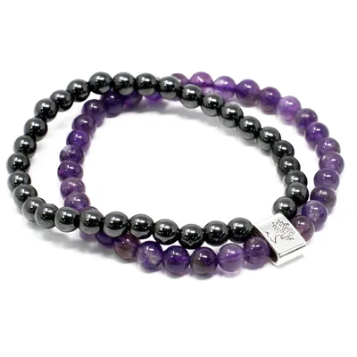 Bracciale con Pietra Naturale Magnetica - Amethyst — foto 2