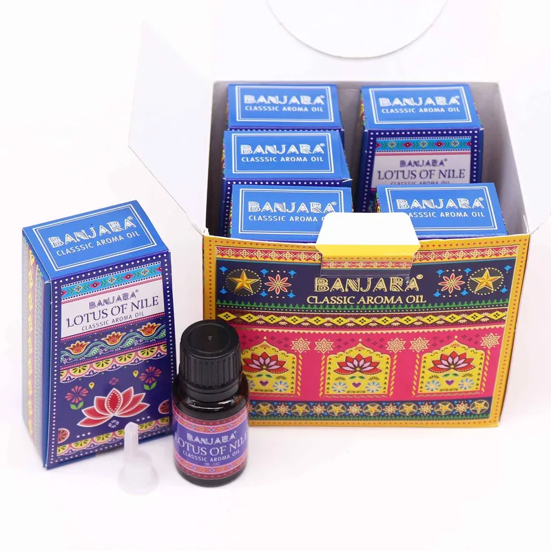 Banjara Indian Profumo Olio 10ml - Lotus of the Nile