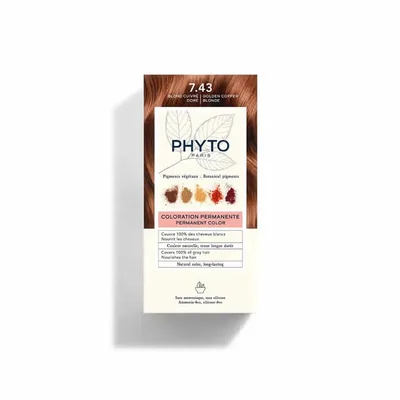 Phyto Hair Colour By Phytocolor 7.43 Golden Copper Blonde 180g