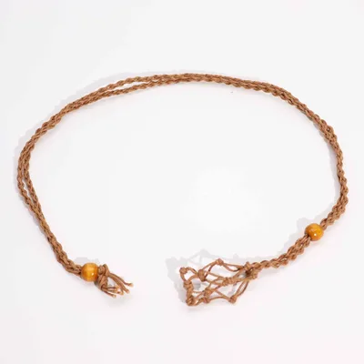 Crystal Gemstone Necklace Cord 45cm/18inch - Brown — foto 3